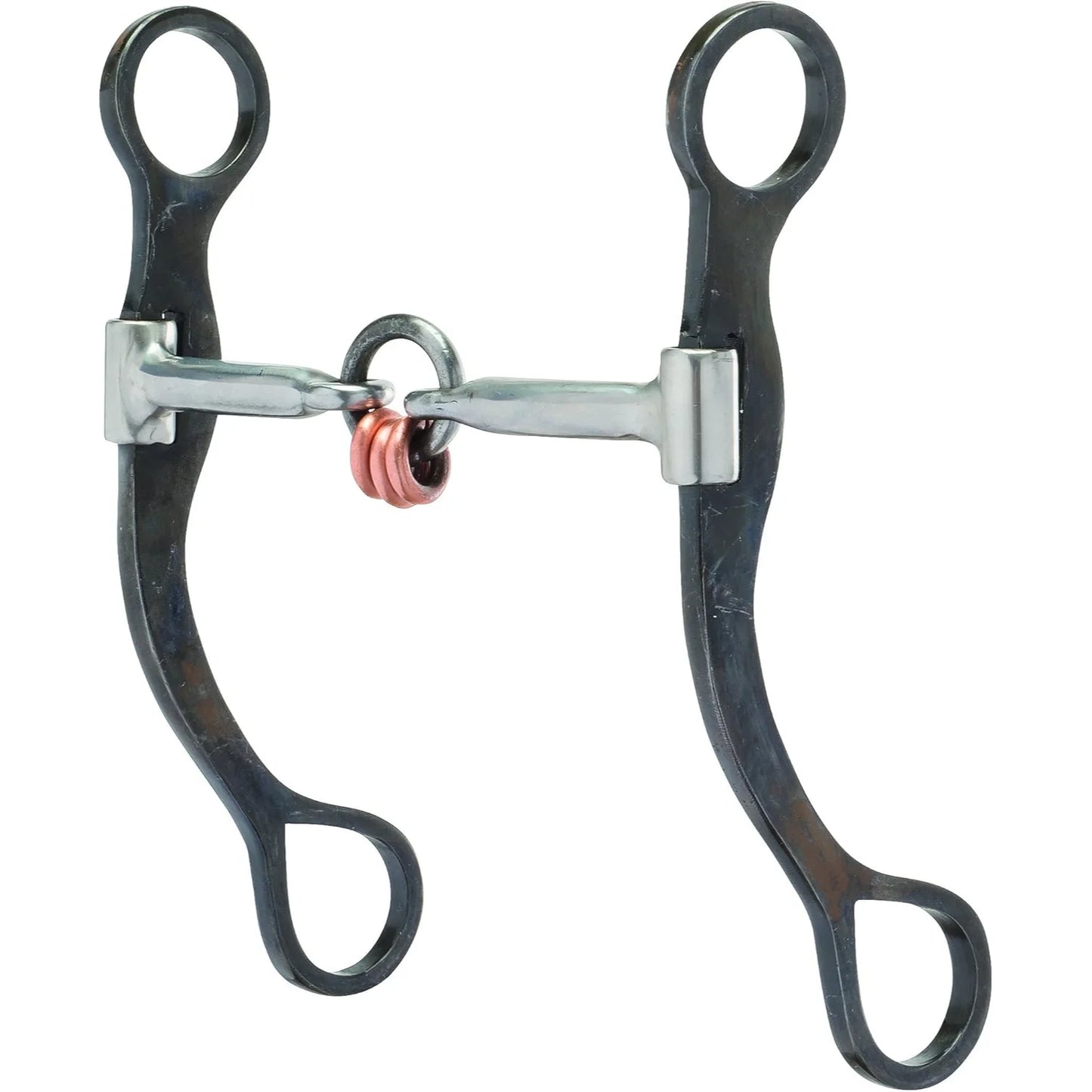 Weaver Leather LB Horse Bit - 5" Sweet Iron Mouthpiece, Stainless Steel
