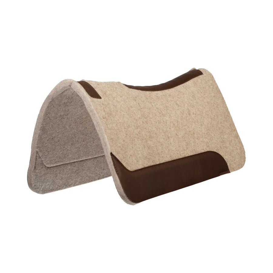 Weaver Leather Premium Wool Blend Western Horse Saddle Pad - 31" x 32"