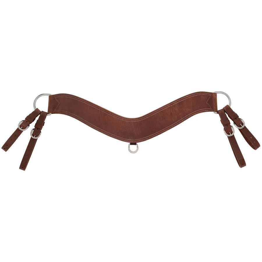 Weaver Leather ProTack Breast Collar - Stainless Steel Hardware & Premium Oiled Hermann Oak Leather