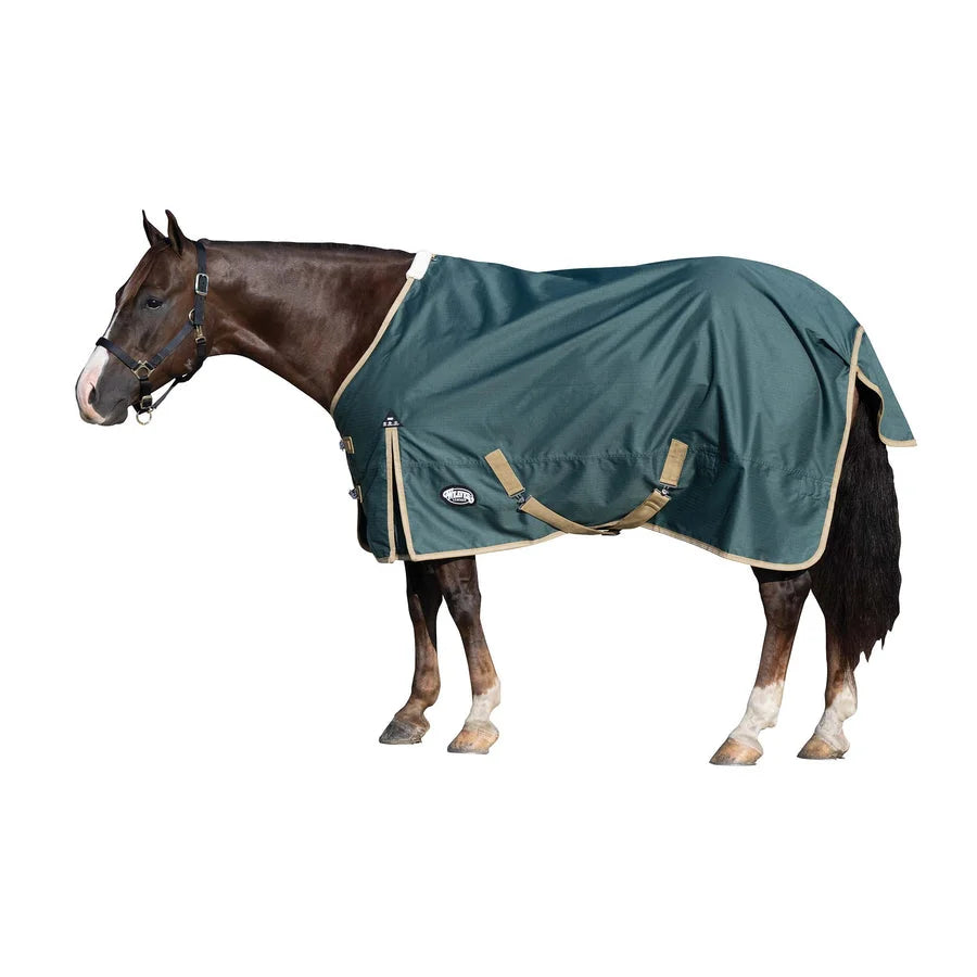 Weaver Leather Ripstop Waterproof Turnout Horse Blanket - Hunter Green - Multiple Sizes
