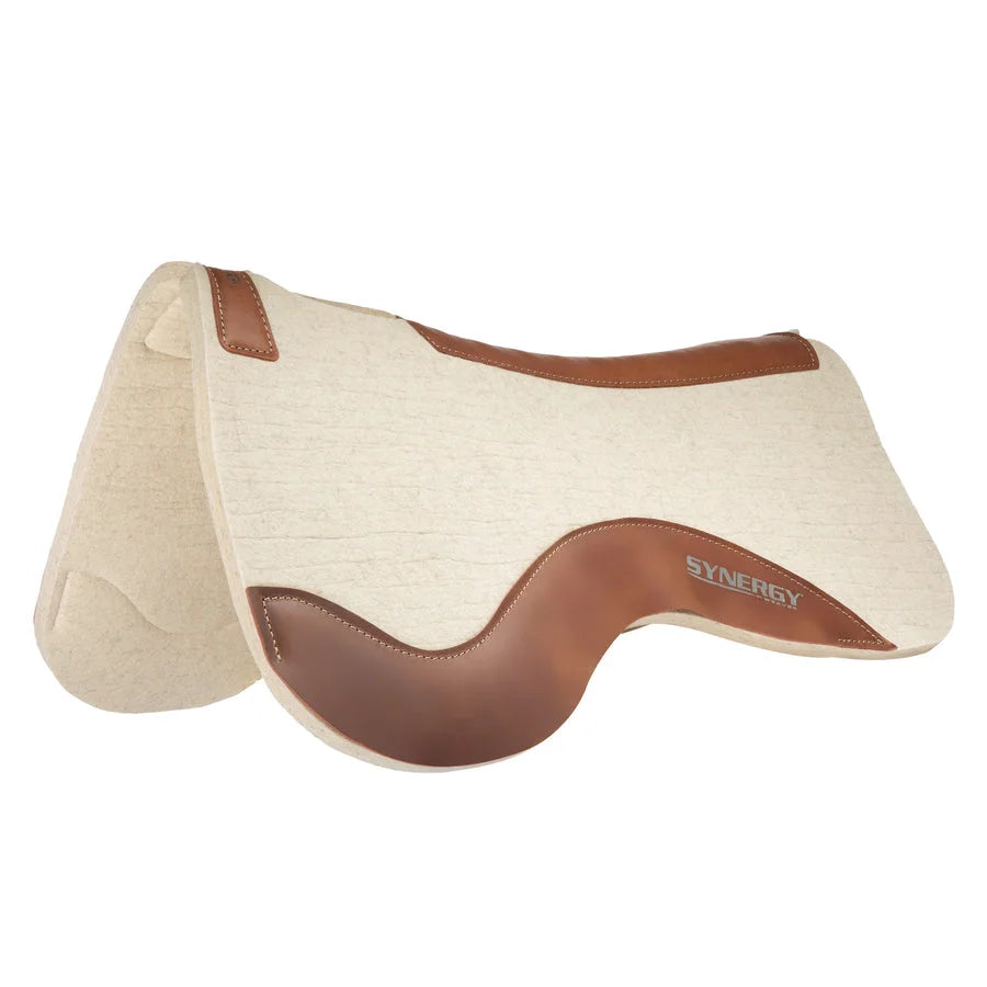 Weaver Leather Synergy Close Contact Wool Saddle Pad - Premium Western Performance Horse Pad