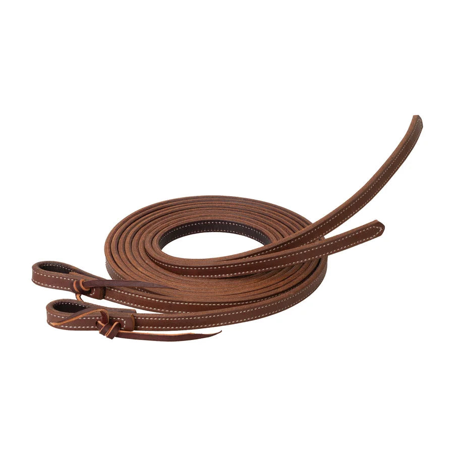 Weaver Leather Synergy Split Reins - 5/8" x 8' Russet Hermann Oak Leather