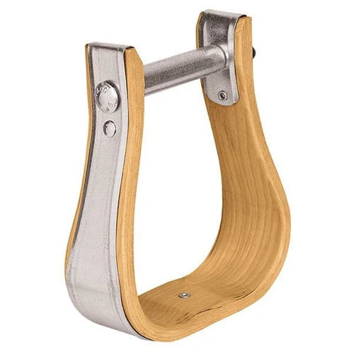 Weaver Leather Wooden Stirrups, Bell, 5" Tread