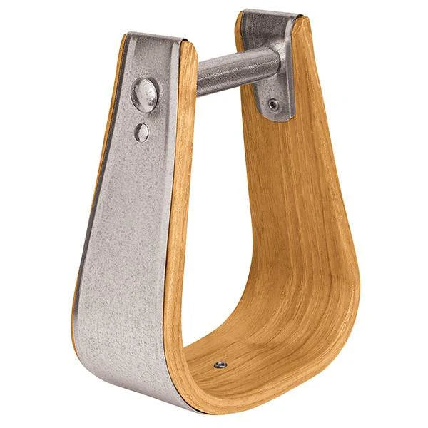 Weaver Leather Wooden Stirrups, Deep Roper, 4" Tread