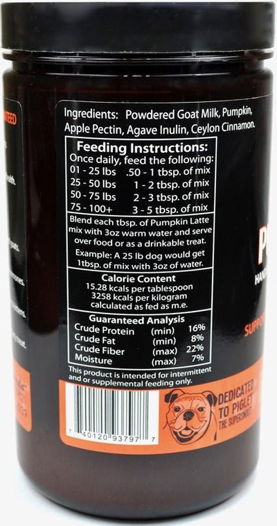 Diggin Your Dog Super Snouts Pumpkin Latte Digestive Health w/ Pre - biotic 10oz - Hooves and Paws