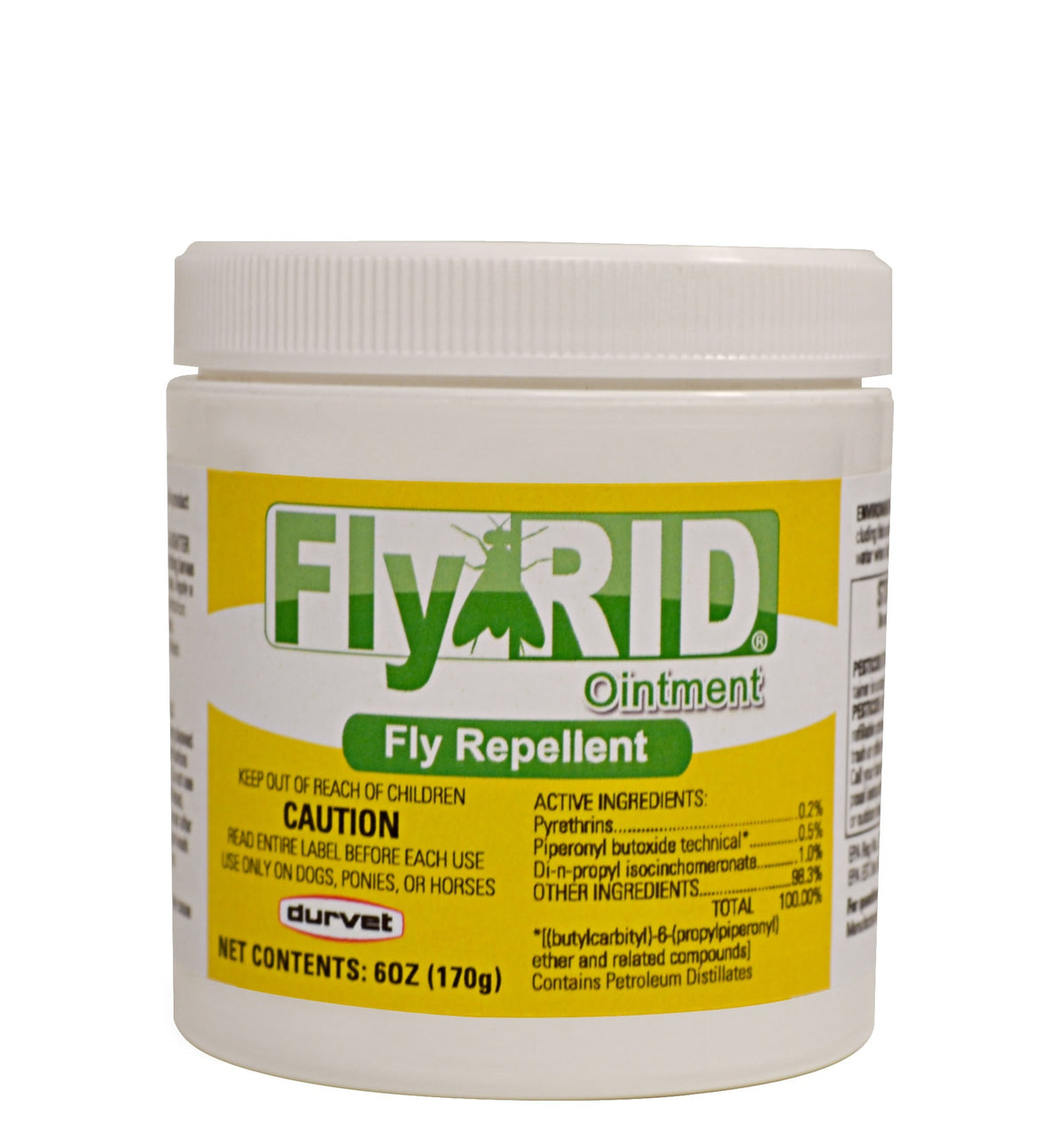 Durvet Fly Rid Insecticide Ointment Fly Repellent 6oz For Dogs and Horses