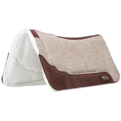 Weaver Leather Synergy Contoured Wool Blend Felt Performance Saddle Pad - Hooves and Paws