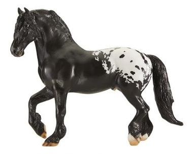 Breyer Traditional Horses Harley Appaloosa Friesian Race Pony Horse Model #1805