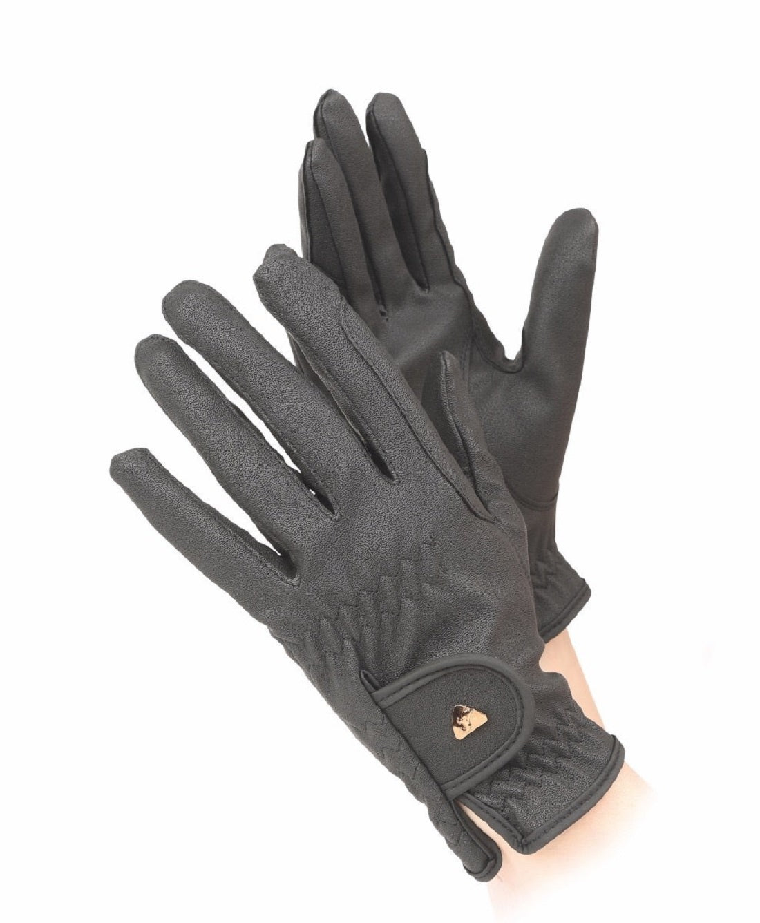 Shires Aubrion PU Riding Work Horse Riding Non-Slip Synthetic Leather Gloves