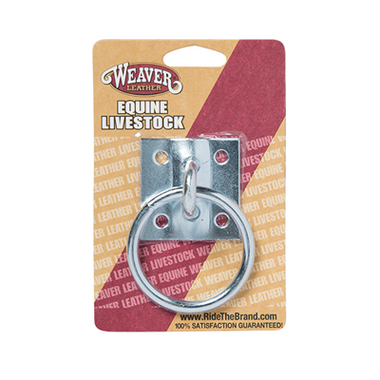 Weaver Leather Card Hdwr, Zp Tie Ring Plate