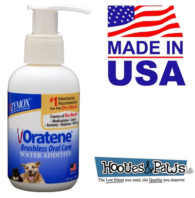 Zymox Oratene Biotene Drinking Water Additive Dental Care Pet Dog 4 oz Bottle - Hooves and Paws