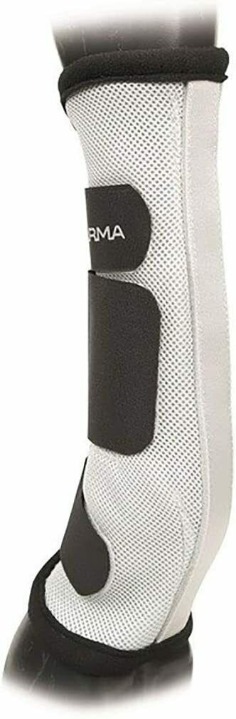 Shires Equestrian Equine Horse Airflow Turnout Socks Fly Boots Black Teal or White Pack of 4 - Hooves and Paws