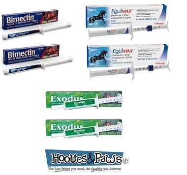 Apple Flavored Horse Wormer Equine Ivermectin Yearly Kit Worming Paste