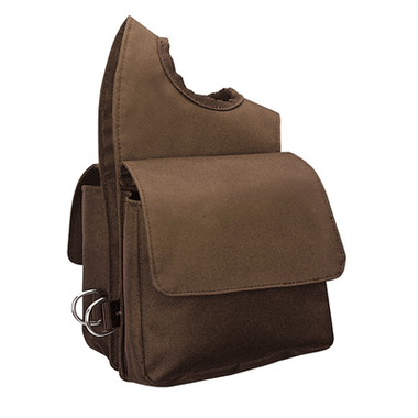 Weaver Leather Pommel Bag, Brown, Nylon - Hooves and Paws