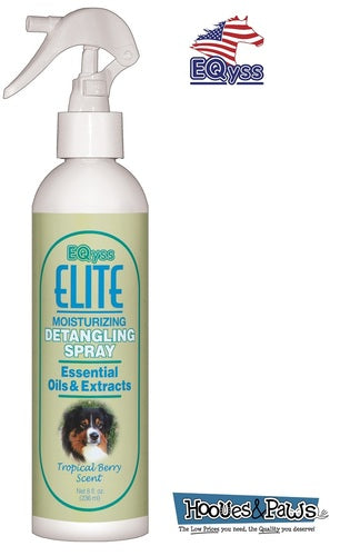 Elite Dog Natural Detangling Spray 8oz for Dogs and Cats (3 Bottles)