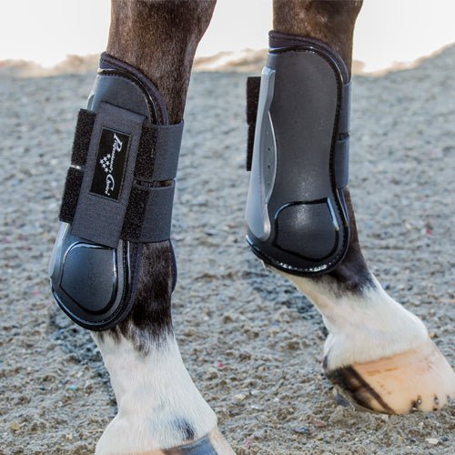 Professionals Choice As Open Front Tendon V Black/P M - Black - Hooves and Paws