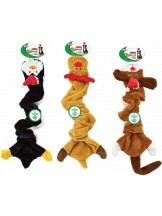 Ethical Dog Pet Toy Plush Holiday Christmas Skinneeez Bungee Assorted 21"