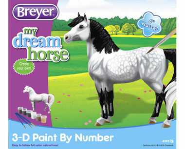 Breyer 3d Paintbynumber  Dapple Grey