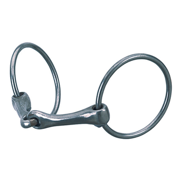 Weaver Leather Bit,Malleable Iron 5'' Snaffle, 3'' Rings