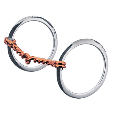 Weaver Leather Bit,Stainless Steel 5'' Twisted Cop Wire, 3'' Ring