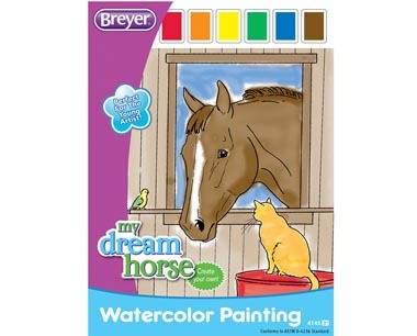 Breyer My Dream Horse Watercolor Painting