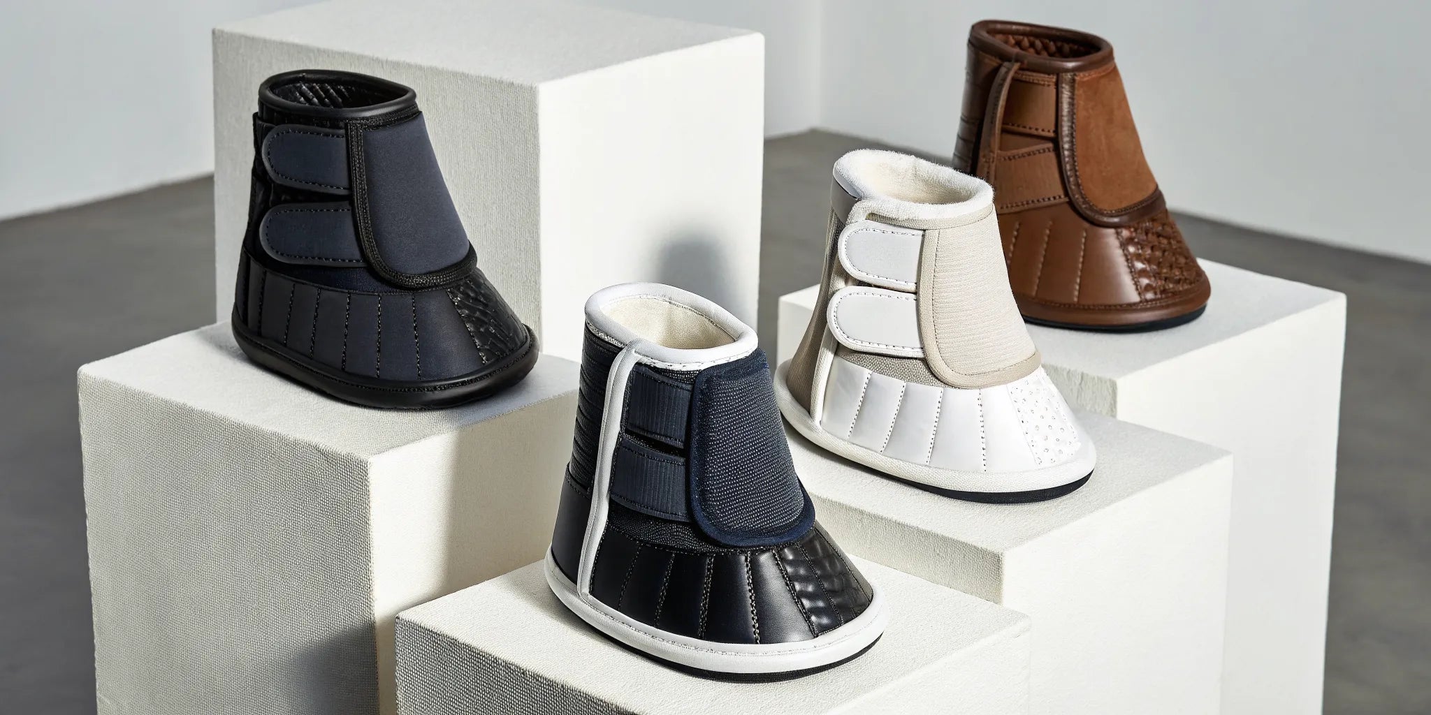 A comparison of the best bell boots for horses in various styles and colors.