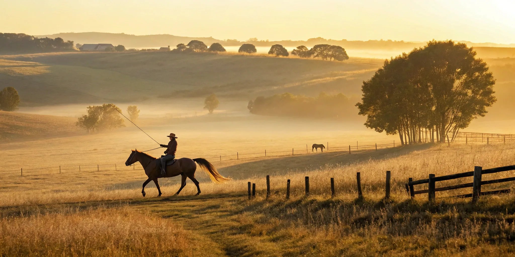 A rider on horseback using a correct one-handed grip on their roping reins.