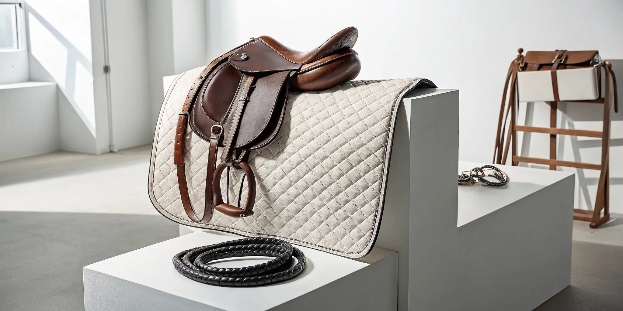 Horse saddle and tack from an online store with free shipping.