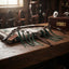 Lifestyle photo of Professional's Choice Ring Breast Collar with Emerald Tassels - Nine-Ring Design - Multiple Sizes