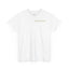 Printify Hooves & Paws Logo White Graphic T-Shirt - 100% Cotton, 180 g/m² Weight