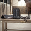 Lifestyle photo of Shires ARMA Vortex Tendon Boots - Black Professional High-Impact Horse Leg Protection