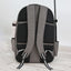 Toklat Woofwear Rider Commuter Backpack - Black/Grey Reflective, Helmet Net, 15-17" Laptop Sleeve