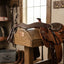 Lifestyle photo of Professional's Choice Steer Tripper Bison Leather Breast Collar - 3 1/4" Wide