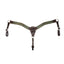 Professional's Choice BC Contoured 2" Bison Leather Breast Collar - 2 Inch Width, Stainless Steel Hardware