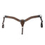 Professional's Choice BC Contoured 2" Bison Leather Breast Collar - 2 Inch Width, Stainless Steel Hardware