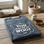 Lifestyle photo of Spoiled Rotten Dogz You Had Me At Woof T-Shirt - 100% Cotton Garment Dyed Heavyweight Dog Lover Tee - 6.1 oz