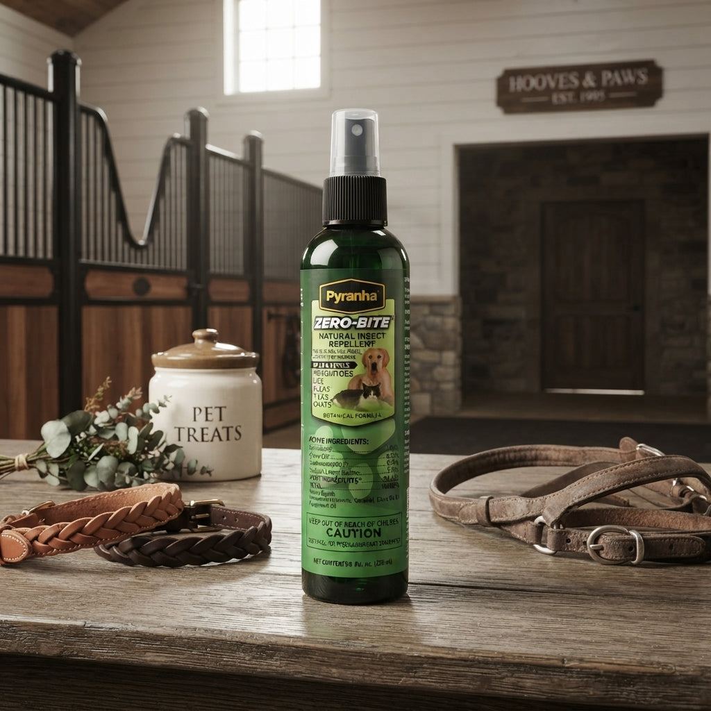 Lifestyle photo of Pyranha Zero Bite Natural Fly Spray - 8oz Trail Size