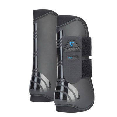 Shires ARMA Air Motion Tendon Boots - Breathable 3D Fabric Horse Leg Protection with ARMORTEX Strike Pads