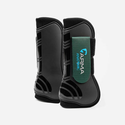 Shires ARMA Air Motion Tendon Boots - Breathable 3D Fabric Horse Leg Protection with ARMORTEX Strike Pads
