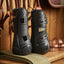 Lifestyle photo of Shires ARMA OXI-Zone Tendon Boots - Black 4D Impact Protection & 360° Ventilation