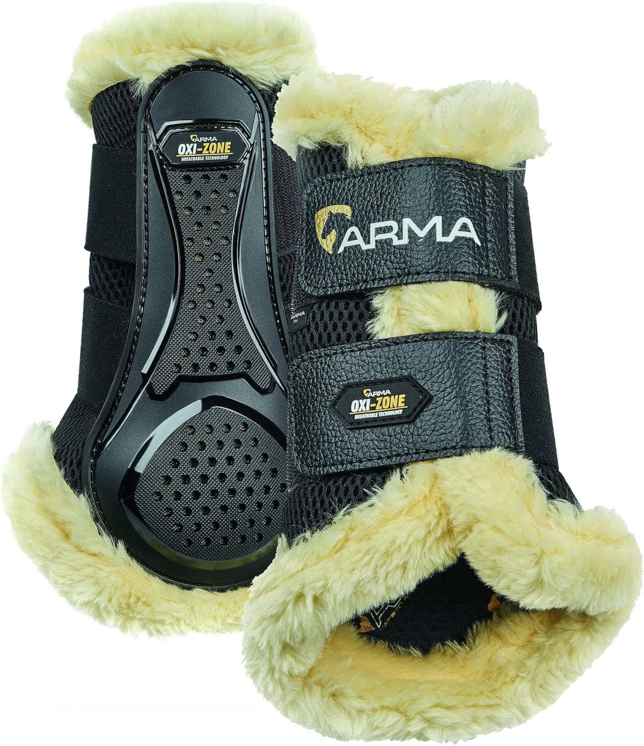 Shires ARMA OXI - Zone Supafleece Brush Boots 1943 - Hooves and Paws