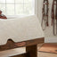 Lifestyle photo of Cashel White Felt Western Saddle Pad Liner - 31" x 33.5" - 1/2" Thick Natural Felt Contoured Liner
