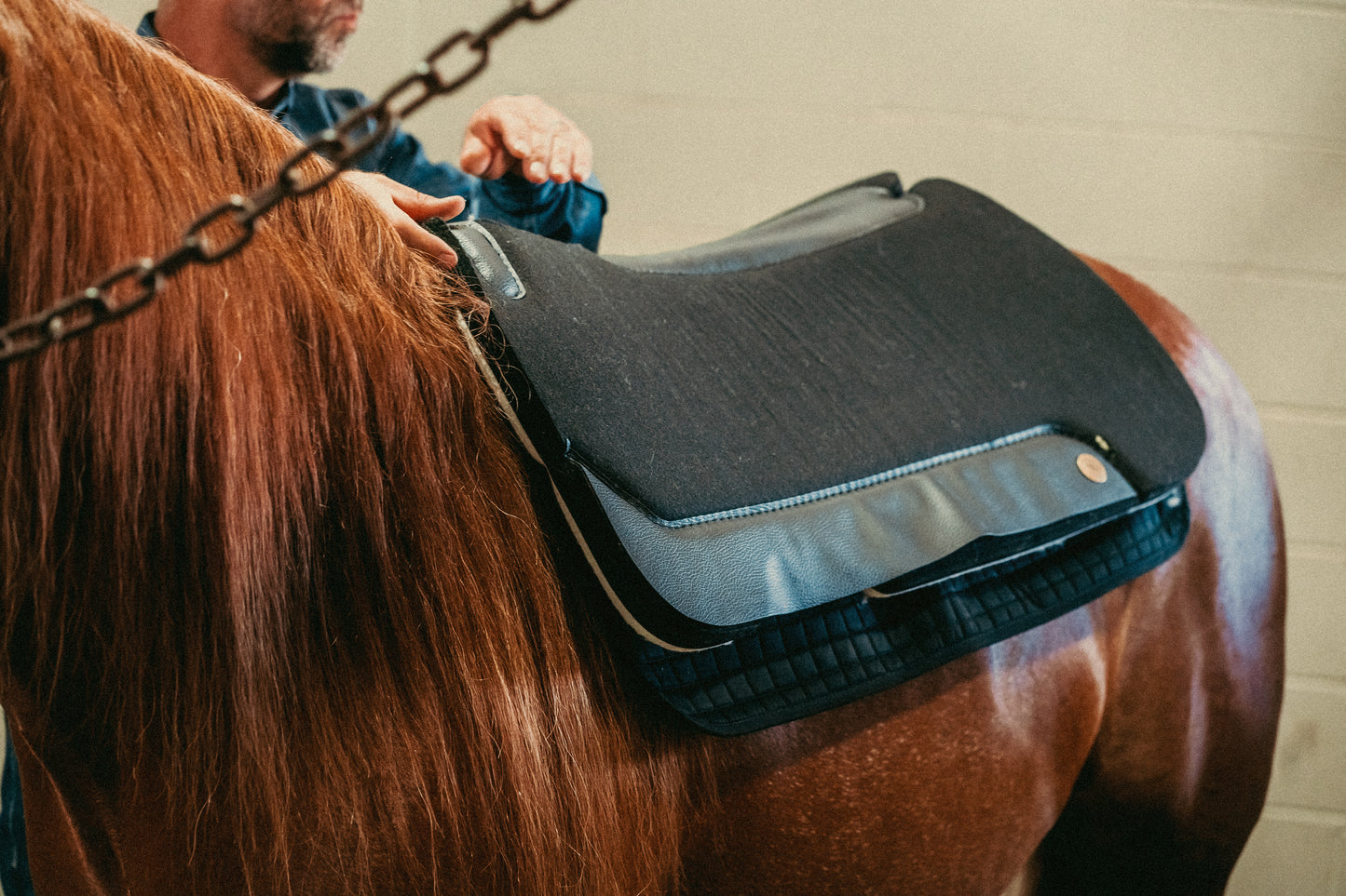Back On Track Therapeutic Western Saddle Pad Liner with Welltex - One Size