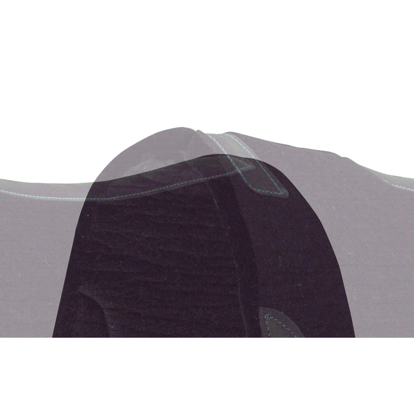 Weaver Synergy Contoured Steam Pressed Merino Wool Western Saddle Pad - 28" x 30"