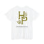 Printify Hooves & Paws Logo White Graphic T-Shirt - 100% Cotton, 180 g/m² Weight