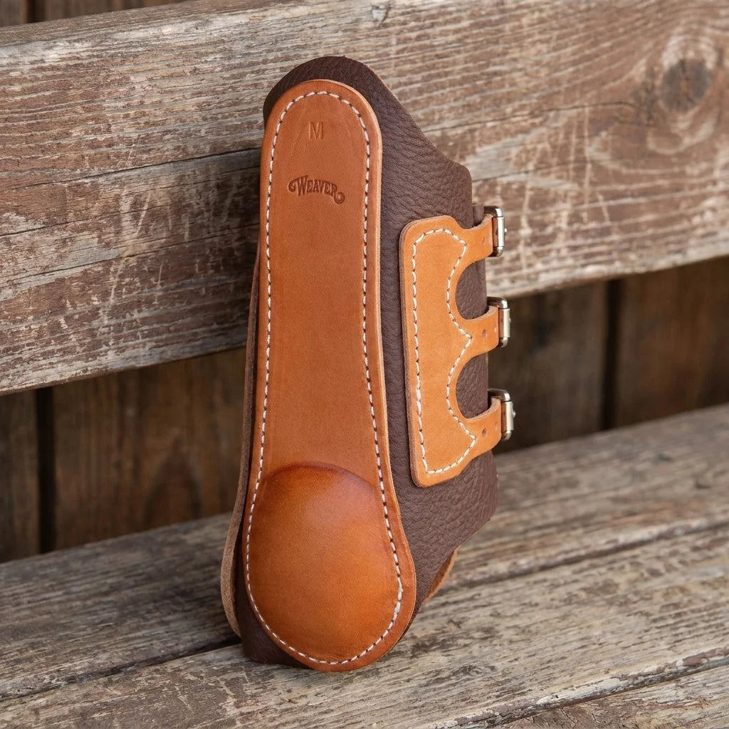 Weaver Leather Splint Boots – Medium Neoprene Leg Protection - styled product photo