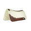 Weaver Synergy Steam Pressed Merino Wool Felt Western Saddle Pad, Contoured - 31" x 32"