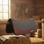 Weaver Synergy Steam-Pressed Merino Wool Western Saddle Pad - 32" x 32" - F1-Rated Contoured Spine
