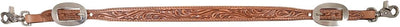 Cashel Natural Floral Tooled Leather Wither Strap - Classic Horse Tack