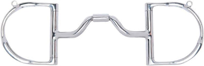 Myler 33 English Dee Bit with Hooks - Gentle Copper Inlay Mouthpiece 4 1/2"